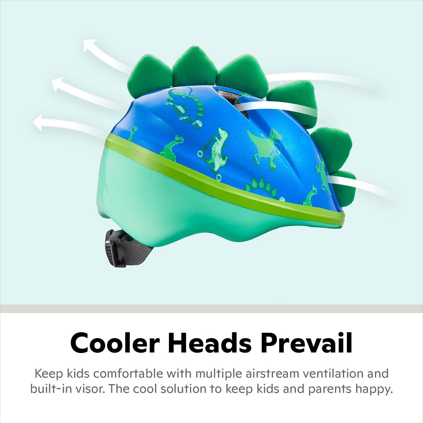 Classic Bike Helmet for Kids, 3D Character Design, 44-50 Cm Helmet for Kids Ages 1-3, Lightweight, Adjustable Dial, Vented Airflow, Lower Molded Shell, Infant and Toddler Bike Helmet