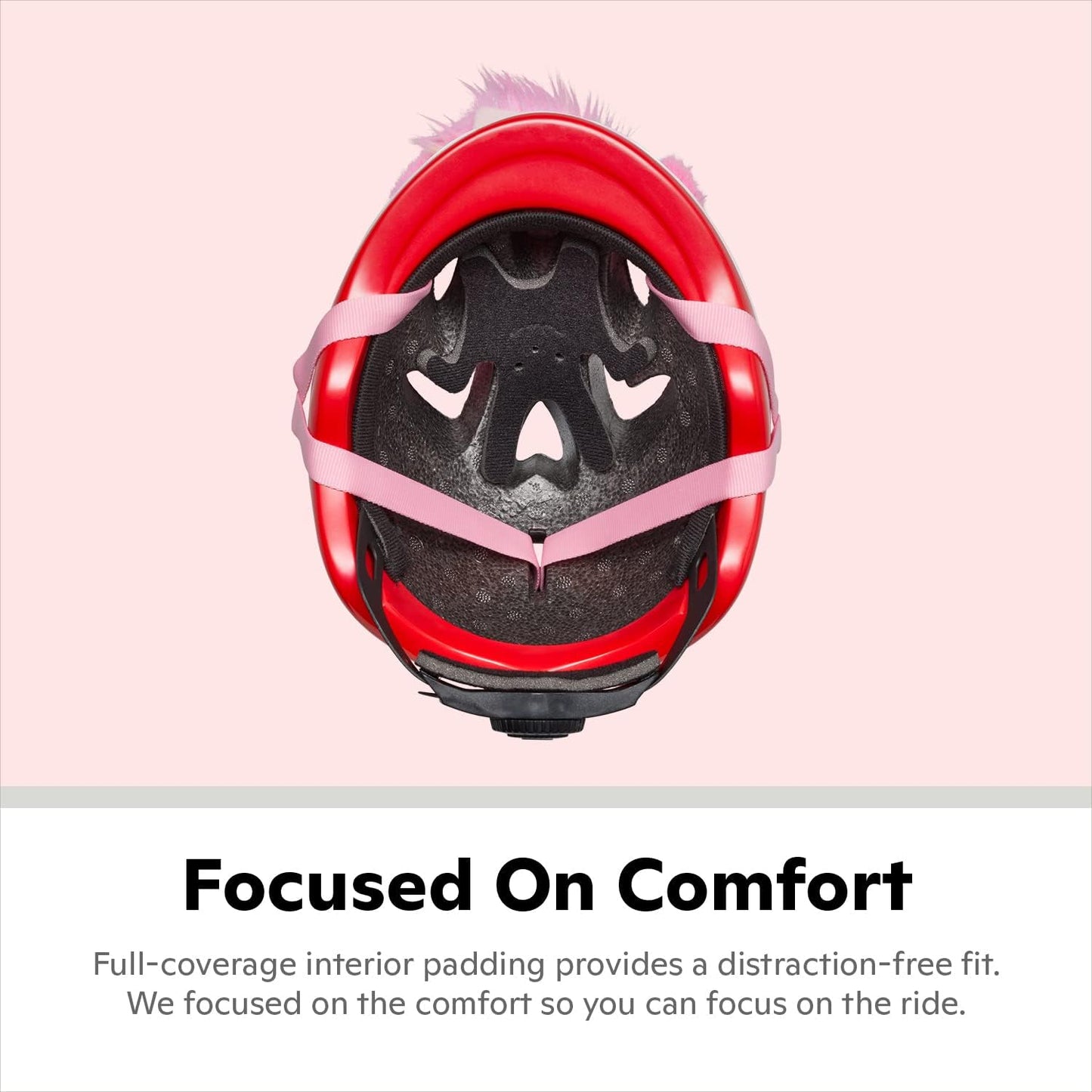 Classic Bike Helmet for Kids, 3D Character Design, 44-50 Cm Helmet for Kids Ages 1-3, Lightweight, Adjustable Dial, Vented Airflow, Lower Molded Shell, Infant and Toddler Bike Helmet