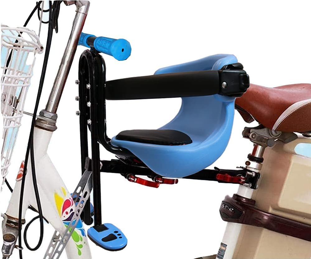 Front Mounted Baby Bike Seat, Universal Kids Bike Seat for Children, Front Mount Bike Child Seats Safety Seat for Bikes Kids Safety Carrier Front Seat