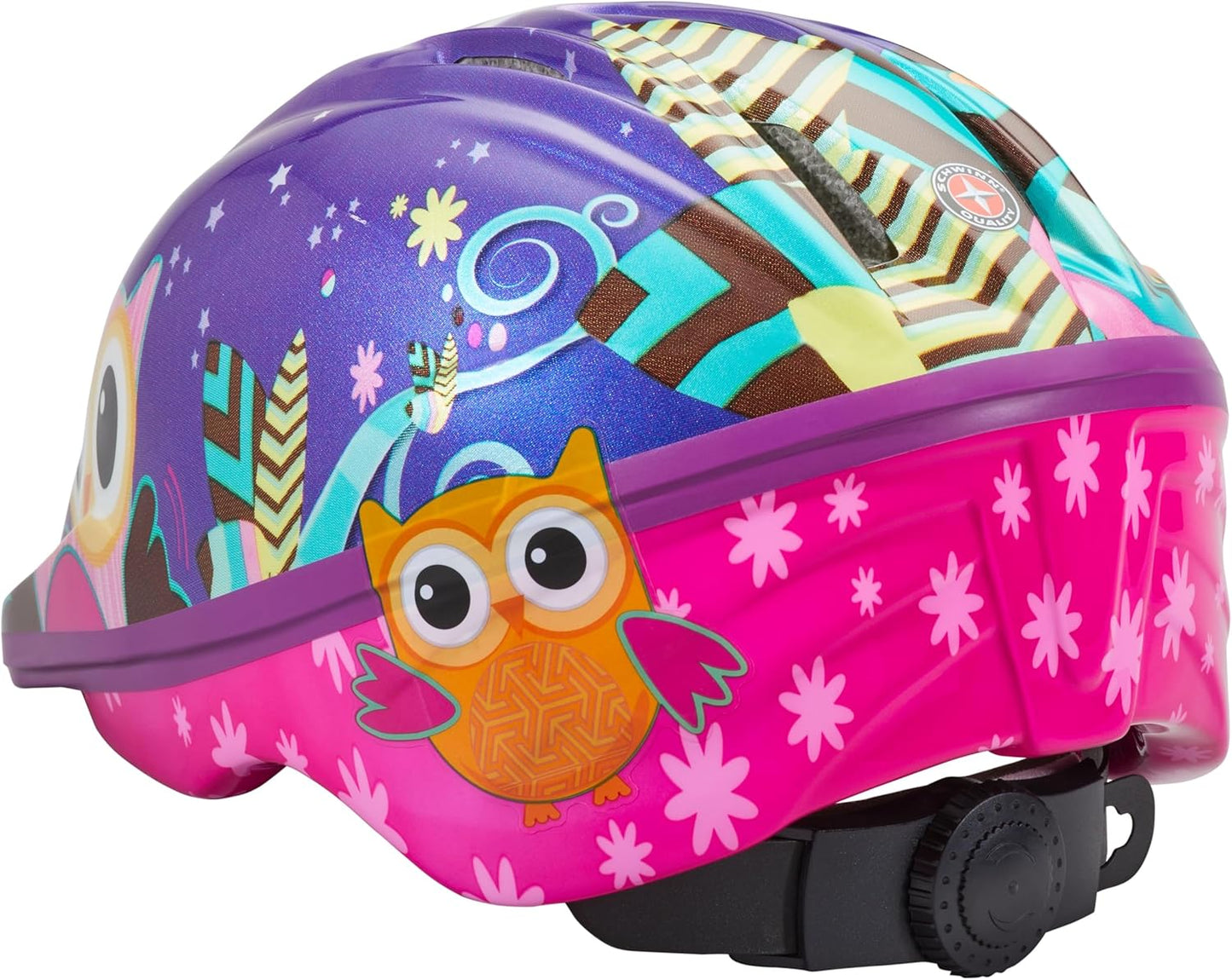 Classic Toddler and Baby Bike Helmet for Boys and Girls, Dial Fit Adjustment and Full Range Padding, Extended Lower Shell