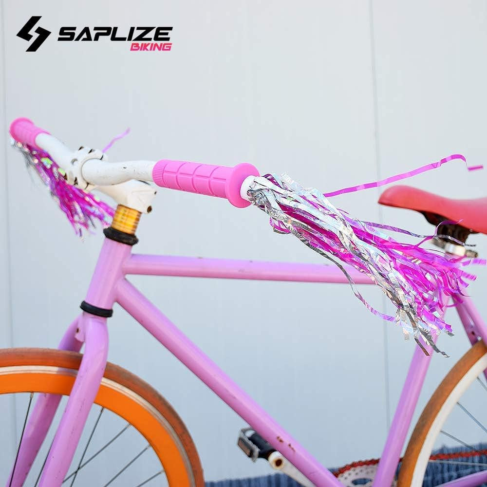 Bike Handlebar Grips, for Kids Girls Boys Bikes, Balance Bikes, Road Bikes and Sctoors, Length 4.9", Soft and Comfortable
