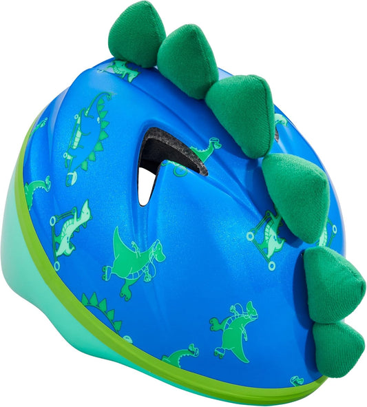 Classic Bike Helmet for Kids, 3D Character Design, 44-50 Cm Helmet for Kids Ages 1-3, Lightweight, Adjustable Dial, Vented Airflow, Lower Molded Shell, Infant and Toddler Bike Helmet