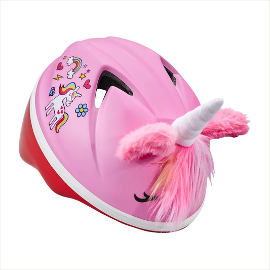Classic Bike Helmet for Kids, 3D Character Design, 44-50 Cm Helmet for Kids Ages 1-3, Lightweight, Adjustable Dial, Vented Airflow, Lower Molded Shell, Infant and Toddler Bike Helmet